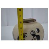 Mexican Pottery Vase with Kokopelli Design, Signed Mexican Pottery Vase with Kokopelli Design, Signed