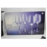 Mikasa Cheers Wine Glass Set with Corkscrew Mikasa Cheers Wine Glass Set with Corkscrew