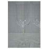 Mixed Glassware Lot - 6 Pieces with Unique Stems and Designs Mixed Glassware Lot - 6 Pieces with Unique Stems and Designs