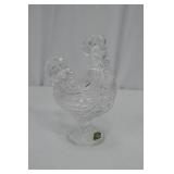 Shannon Crystal Leaded Glass Rooster Figurine, 8 Inch Shannon Crystal Leaded Glass Rooster Figurine, 8 Inch