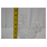 Shannon Crystal Leaded Glass Rooster Figurine, 8 Inch Shannon Crystal Leaded Glass Rooster Figurine, 8 Inch