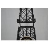 Black Eiffel Tower Wire Wine Cork Holder Decor, 24 in. Black Eiffel Tower Wire Wine Cork Holder Decor, 24 in.