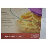 Pyrex 8 Piece Glass Mixing Bowls Set with Lids Pyrex 8 Piece Glass Mixing Bowls Set with Lids
