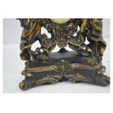 Ornate Art Nouveau-Style Mantel Clock with Figural Ladies Ornate Art Nouveau-Style Mantel Clock with Figural Ladies