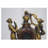 Ornate Art Nouveau-Style Mantel Clock with Figural Ladies Ornate Art Nouveau-Style Mantel Clock with Figural Ladies