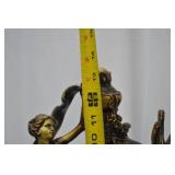 Ornate Art Nouveau-Style Mantel Clock with Figural Ladies Ornate Art Nouveau-Style Mantel Clock with Figural Ladies