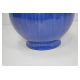 Large Blue Glazed Ceramic Vase, 16 Inches Tall Large Blue Glazed Ceramic Vase, 16 Inches Tall