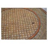 Antique Asian Woven Bamboo Storage Basket with Lid Antique Asian Woven Bamboo Storage Basket with Lid