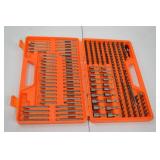 HORUSDY Screwdriver and Drill Bit Set in Orange Case HORUSDY Screwdriver and Drill Bit Set in Orange Case