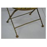 Decorative Metal Patio Chair with Grape Motif, 24 in Tall Decorative Metal Patio Chair with Grape Motif, 24 in Tall