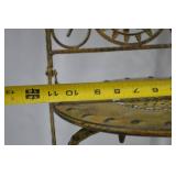 Decorative Metal Patio Chair with Grape Motif, 24 in Tall Decorative Metal Patio Chair with Grape Motif, 24 in Tall