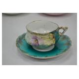Assorted Vintage Bone China Teacups and Creamer Sets, England Ireland Japan Assorted Vintage Bone China Teacups and Creamer Sets, England Ireland Japan