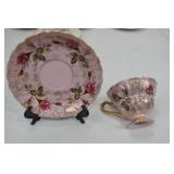 Assorted Vintage Bone China Teacups and Creamer Sets, England Ireland Japan Assorted Vintage Bone China Teacups and Creamer Sets, England Ireland Japan