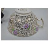 Assorted Vintage Bone China Teacups and Creamer Sets, England Ireland Japan Assorted Vintage Bone China Teacups and Creamer Sets, England Ireland Japan