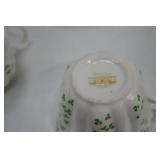 Assorted Vintage Bone China Teacups and Creamer Sets, England Ireland Japan Assorted Vintage Bone China Teacups and Creamer Sets, England Ireland Japan
