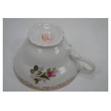 Assorted Vintage Bone China Teacups and Creamer Sets, England Ireland Japan Assorted Vintage Bone China Teacups and Creamer Sets, England Ireland Japan