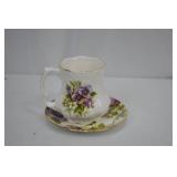 Assorted Vintage Bone China Teacups and Creamer Sets, England Ireland Japan Assorted Vintage Bone China Teacups and Creamer Sets, England Ireland Japan