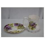 Assorted Vintage Bone China Teacups and Creamer Sets, England Ireland Japan Assorted Vintage Bone China Teacups and Creamer Sets, England Ireland Japan