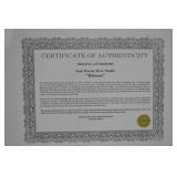 Batman Warner Bros. Studio Framed Lithograph with COA Batman Warner Bros. Studio Framed Lithograph with COA