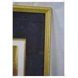 Antara I Signed Limited Edition Gold Tone Print Framed 19.5x24 Antara I Signed Limited Edition Gold Tone Print Framed 19.5x24