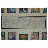 1987 Minnesota Twins World Series Champions Framed Card Set 1987 Minnesota Twins World Series Champions Framed Card Set