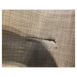 Lot of Hampton Bay Mix and Match Stackable Brown Steel Sling Outdoor Patio Dining Chair in Riverbed Taupe  Damaged  Customer Returns See Pictures Lot of Hampton Bay Mix and Match Stackable Brown Steel Sling Outdoor Patio Dining Chair in Riverbed Taupe  Damaged  Customer Returns See Pictures