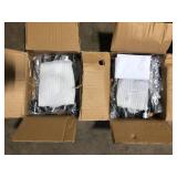 Lot of  20.66 in. 6 Light Black Dimmable Sputnik Chandelier Modern Linear Semi-Flush Mount Ceiling Light for Office Living Room  Customer Returns See Pictures Lot of  20.66 in. 6 Light Black Dimmable Sputnik Chandelier Modern Linear Semi-Flush Mount Ceiling Light for Office Living Room  Customer Returns See Pictures