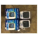 Lot of ARCTIC AIR Turbo Chill Desktop Evaporative Space Cooler with LED Nightlight   Customer Returns See Pictures Lot of ARCTIC AIR Turbo Chill Desktop Evaporative Space Cooler with LED Nightlight   Customer Returns See Pictures