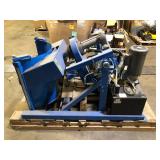 Bucher Hydraulics Vertical Hydraulic Power Unit & Heat Exchanger , M-404-0131 in Blue Customer Returns See Pictures Bucher Hydraulics Vertical Hydraulic Power Unit & Heat Exchanger , M-404-0131 in Blue Customer Returns See Pictures