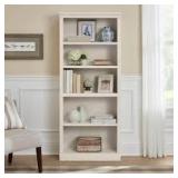 StyleWell 71 in. Off White 5-Shelf Classic Bookcase with Adjustable Shelves  Customer Returns See Pictures StyleWell 71 in. Off White 5-Shelf Classic Bookcase with Adjustable Shelves  Customer Returns See Pictures