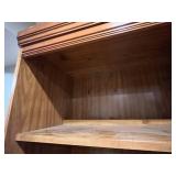 Wooden Bookcase with 5 Shelves, 74 in x 30 in x 17 in