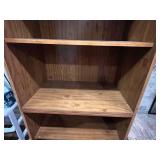 Wooden Bookcase with 5 Shelves, 74 in x 30 in x 17 in