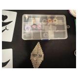 Vintage Wooden Sewing Cabinet with Accessories and Fantastic Finishes Book