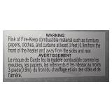 Lifesmart LS-W6-WIQH-M Electric Infrared Heater with Digital Controls - untested