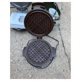 Collection of 3 Small Kitchen Appliances - Quesadilla Maker, Toaster, Waffle Maker