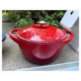 Kitchen Bakeware and Cookware Collection Including Baking Sheets, Red Dutch Oven, Pyrex, and More