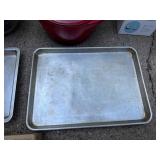 Kitchen Bakeware and Cookware Collection Including Baking Sheets, Red Dutch Oven, Pyrex, and More