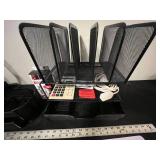 Office Organizer Mesh Set, Calculator, Velcro Strips and Quilting Stencil Collection