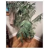 Artificial Palm Tree in Woven Basket, 56 in Tall