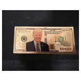 Large Lot of Collectible Stickers, Medal, Paper Cutter, Unused Sealed Drill, Trump Bill and Miscellaneous Office Items