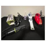 Lot of Handheld Vacuums and Electric Iron with Accessories