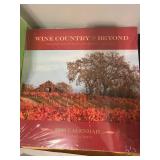 Assorted Office Supplies with Paper, Folders, and Calendars