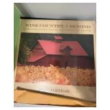 Assorted Office Supplies with Paper, Folders, and Calendars