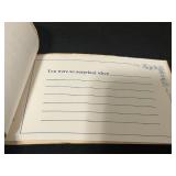 Vintage Hummel Figurine and Collectibles Set with Treasured Memories Booklet & Old Weathered Bible