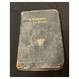 Vintage Hummel Figurine and Collectibles Set with Treasured Memories Booklet & Old Weathered Bible