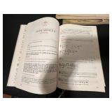 Collection of Vintage Sheet Music, Yuletide Annual, and Lutheran Worship Hymnal