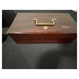 Office Desk Set with Vintage Steel Box, Discovery Globe, Accessories and Supplies