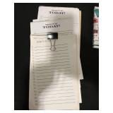 Assorted Office Supplies Collection with Notepads, Envelopes, Stationery Set and Writing Tools