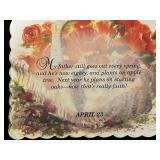 Inspirational Serenety Coin Collection, Porcelain Angel, Motivational Calendar, Book and Figurines Group