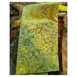 Collection of Batik Quilting Cotton Fabric Pieces Assorted Prints and Colors